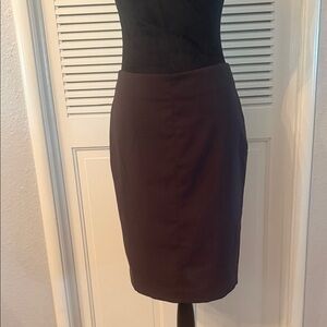Moda International Women's Pencil Skirt in Dark Brown